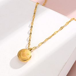 TN322 Dây chuyền titan mặt cười