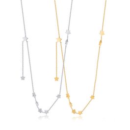 TN381 Dây chuyền titan ngôi sao cách điệu