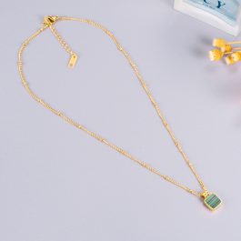TN409 Dây chuyền titan mặt vuông