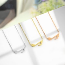 TN438 Dây chuyền titan nốt nhạc