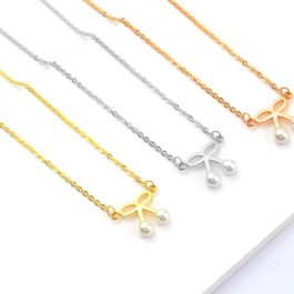 TN450 Dây chuyền titan hình chiếc nơ