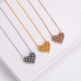 TN495 Dây chuyền titan trái tim