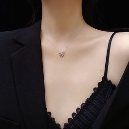 TN495 Dây chuyền titan trái tim