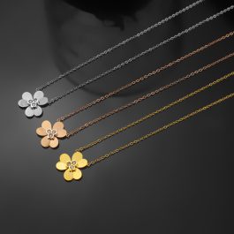 TN503 Dây chuyền titan hoa 3 cánh