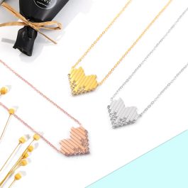 TN513 Dây chuyền titan trái tim