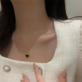 TN520 Dây chuyền nữ titan trái tim