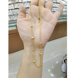 TN523 Dây chuyền titan bi phun cát cách điệu không mặt