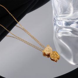 TN536 Dây chuyền titan con gấu