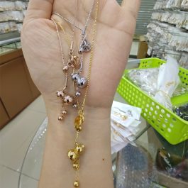TN543 Dây chuyền titan thời trang hình hồ lô