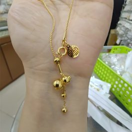 TN543 Dây chuyền titan thời trang hình hồ lô