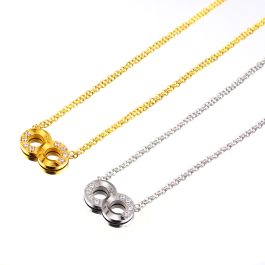 TN655 Dây chuyền nữ titan mặt hình dấu vô cực
