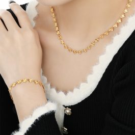 TN716 Dây chuyền nữ titan trái tim không mặt