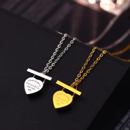 TN764 Dây chuyền nữ titan mặt hình trái tim