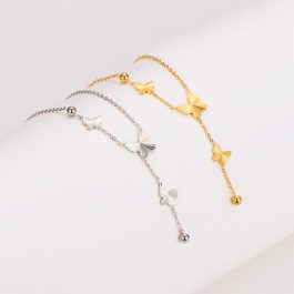 TN807 Dây chuyền titan hô lô móc máy cách điệu
