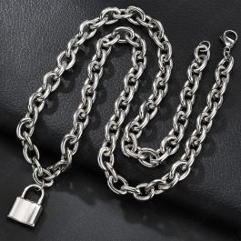 TN251 Dây chuyền ổ khóa thép titan phong cách Hiphop