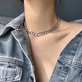 TN287 Dây chuyền lặc đơn 10ly thép titan phong cách hiphop