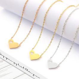 TN441 Dây chuyền titan trái tim