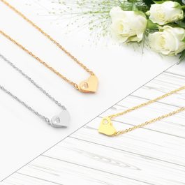 TN441 Dây chuyền titan trái tim