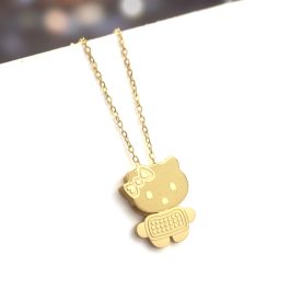 TN563 Dây chuyền titan mèo hello kitty