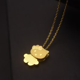 TN563 Dây chuyền titan mèo hello kitty