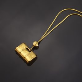 TN566 Dây chuyền ổ khóa trường thọ chữ phúc