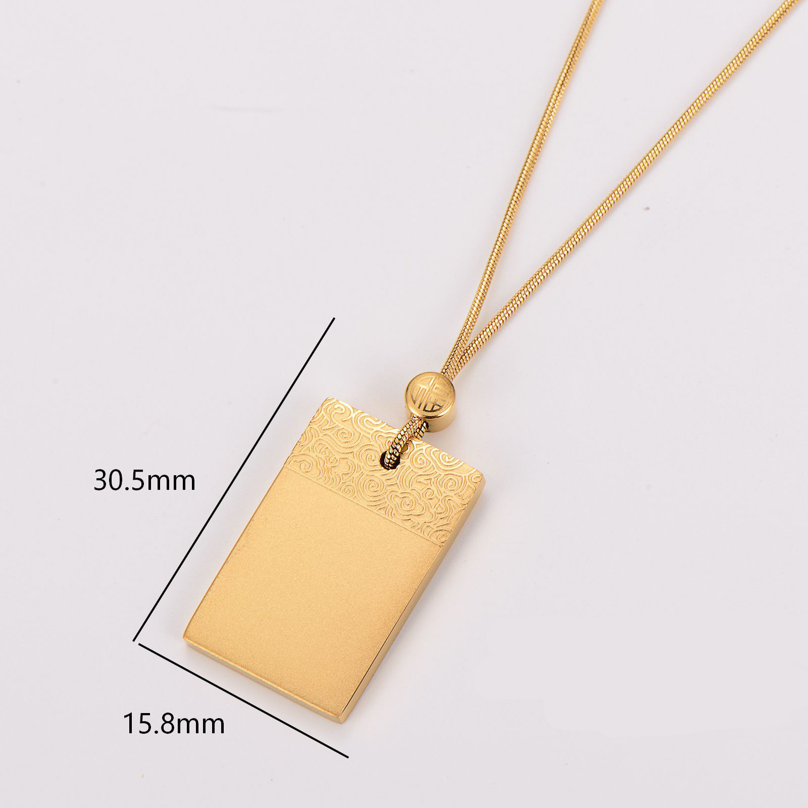 TN568 Dây chuyền vòng cổ titan những đám mây tốt lành - Ảnh 5