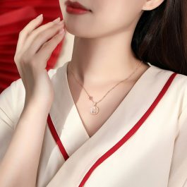 TN597 Dây chuyền titan chữ phúc