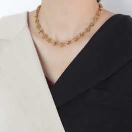 TN609 Dây chuyền nữ titan kiểu nút thắt phong cách cá tính