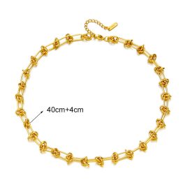 TN609 Dây chuyền nữ titan kiểu nút thắt phong cách cá tính