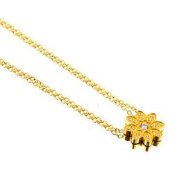 TN671 Dây chuyền nữ titan mặt hình hoa hướng dương