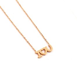 TN781 Dây chuyền nữ titan mặt i love you